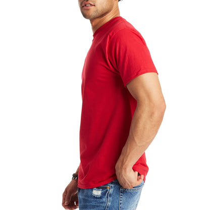 Hanes Men's Beefy-T T-Shirt, Heavyweight Cotton Tee, 1 Or 2 Pack, Big & Tall Sizes Available