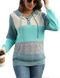 CiCiBird Women Fall Hoodies Sweater Knit V Neck Tops Oversized Fashion Pullover Casual Long Sleeve Shirts with Pockets