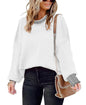 ETCYY Womens Oversized Sweaters Fall 2024 Fashion Clothes Trendy Batwing Sleeve Colorblock Striped Knit Pullover Sweater Tops