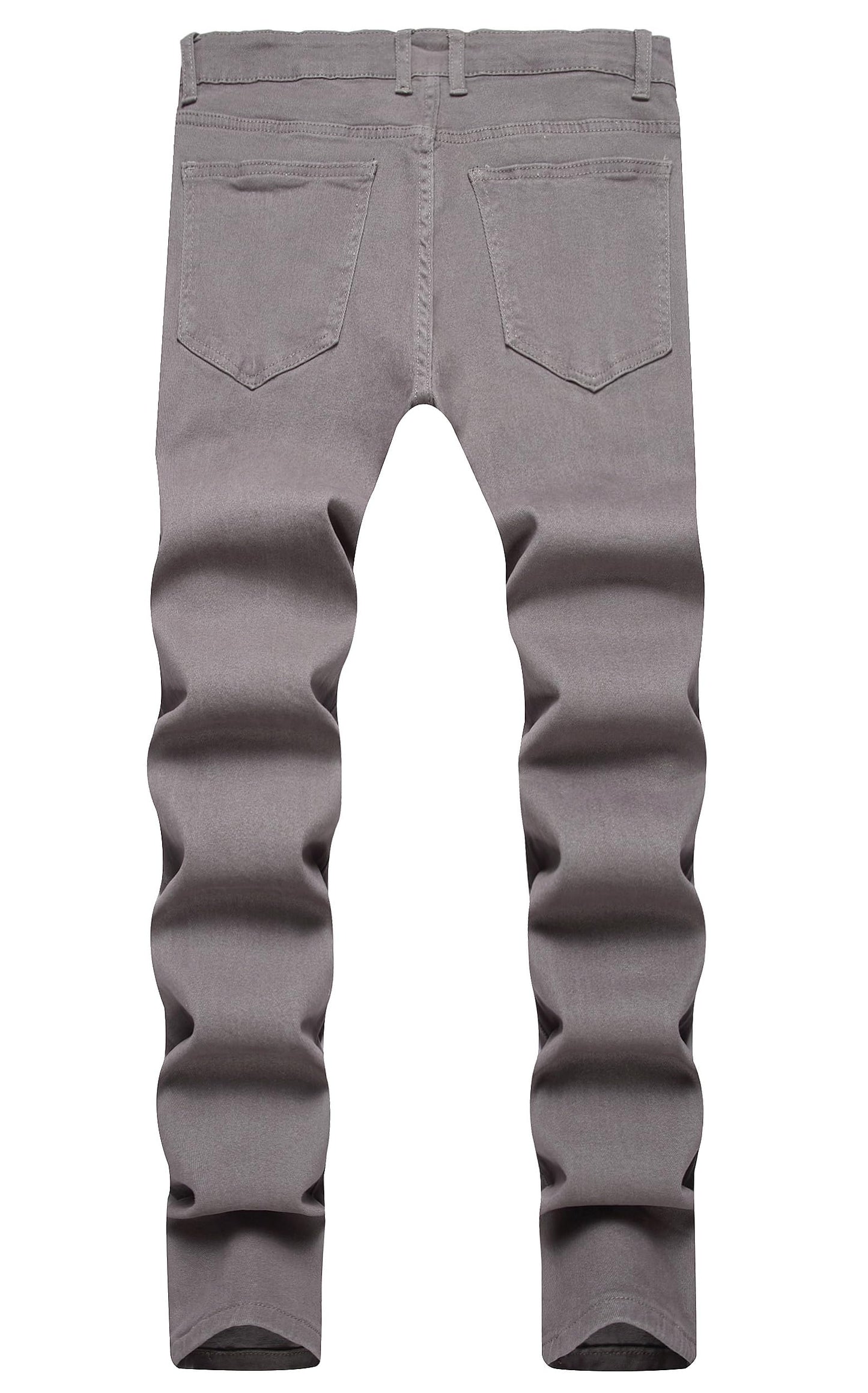 Men's Ripped Skinny Stretch Distressed Destroyed Slim Jeans Denim Pants
