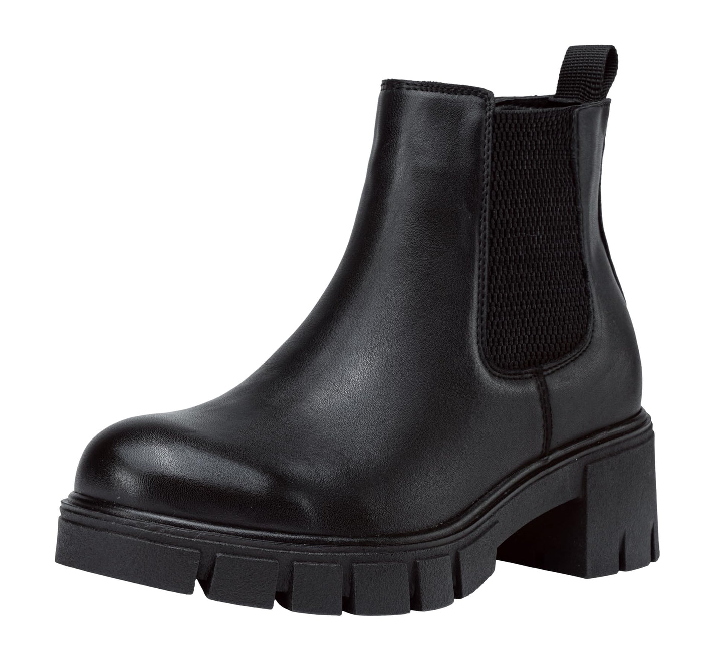 Vepose Women's 936 Chelsea Ankle Boots Platform Lug Sole Elastic Slip on Booties