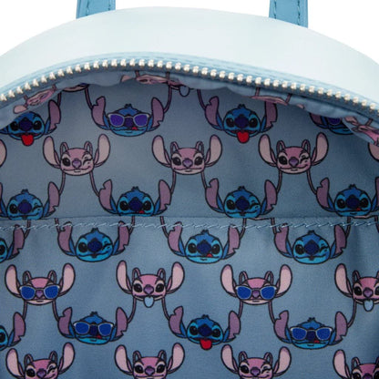 Loungefly Disney Lilo and Stitch Snow Cone Date Night Womens Double Strap Shoulder Bag Purse