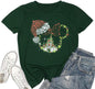 Merry Christmas Shirts for Women Xmas Holiday Tops Short Sleeve Tshirt Casual Graphic tees