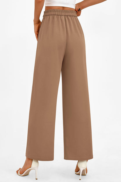 PRETTYGARDEN Women's Wide Leg Pants Dressy High Waisted Business Casual Work Office Suit Palazzo Pant Trousers