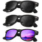 KALIYADI Polarized Sunglasses for Men and Women Matte Finish Sun glasses Color Mirror Lens UV Blocking (3 Pack)