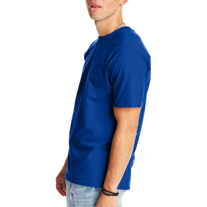 Hanes Men's Beefy-T T-Shirt, Heavyweight Cotton Tee, 1 Or 2 Pack, Big & Tall Sizes Available