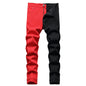 JUNBAOSS Men's Slim Fit Stretch Jeans Ripped Skinny Jeans for Men, Distressed Straight Leg Fashion Comfort Flex Waist Pants
