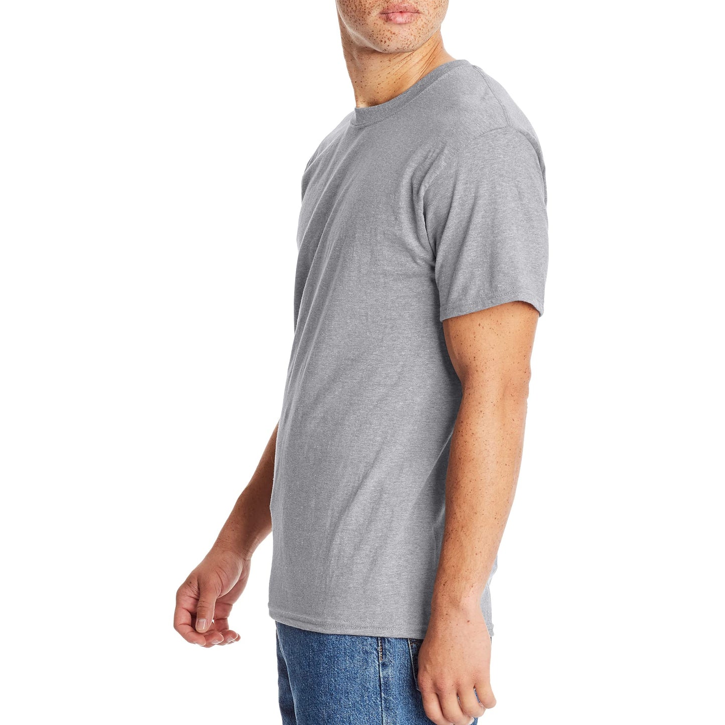 Hanes Men's Beefy-T T-Shirt, Heavyweight Cotton Tee, 1 Or 2 Pack, Big & Tall Sizes Available