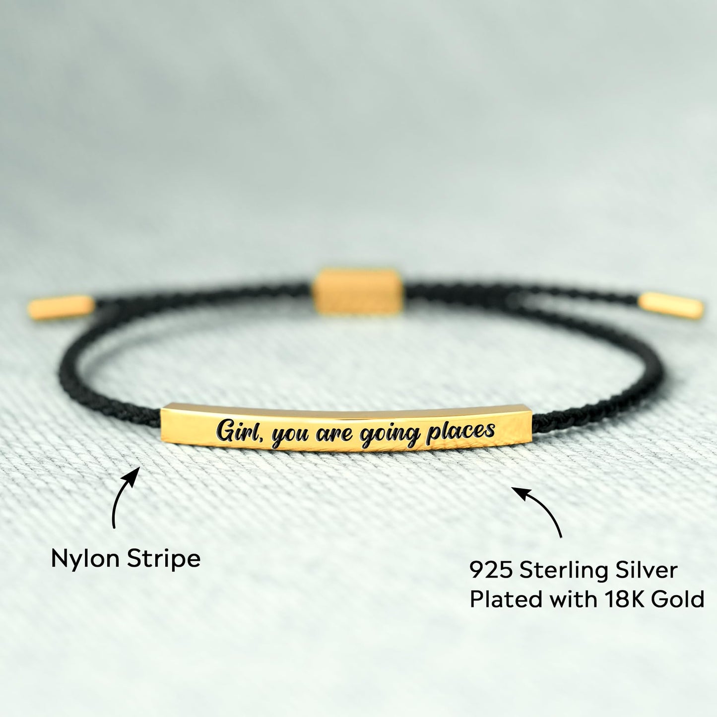 STORYJEWELLERY Wave Bracelets, Birthday Gifts for Women, Gifts for Mom, Sister Birthday Gifts, Daughter Gifts from Mom, Mom Birthday Gifts, Daughter Bracelets, Mothers Day Gifts, Christmas Gifts
