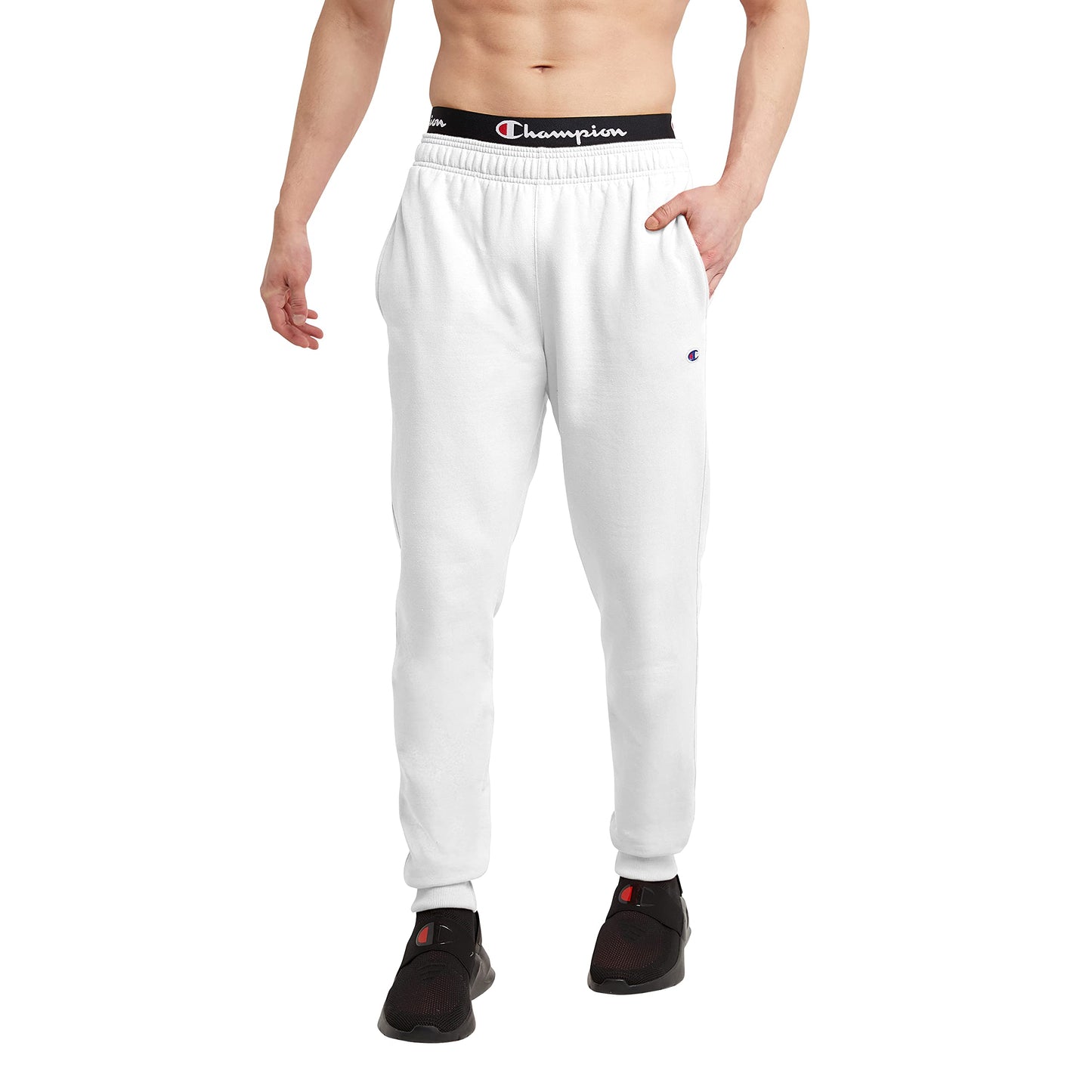 Champion Men's Joggers, Powerblend, Fleece Joggers, Comfortable Sweatpants for Men (Reg. or Big & Tall)