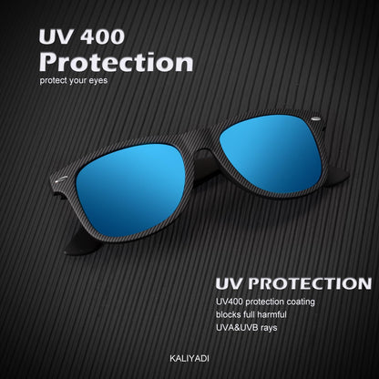 KALIYADI Polarized Sunglasses for Men and Women Matte Finish Sun glasses Color Mirror Lens UV Blocking (3 Pack)