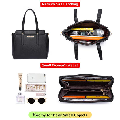 Montana West 3PCS Purses and Handbags for Women Tote Purse and Wallet Set Shoulder Satchel Bag for Women