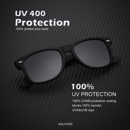 KALIYADI Polarized Sunglasses for Men and Women Matte Finish Sun glasses Color Mirror Lens UV Blocking (3 Pack)