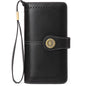SENDEFN Wallets for Women Genuine Leather Credit Card Holder with RFID Blocking Large Capacity Wristlet