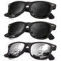 KALIYADI Polarized Sunglasses for Men and Women Matte Finish Sun glasses Color Mirror Lens UV Blocking (3 Pack)