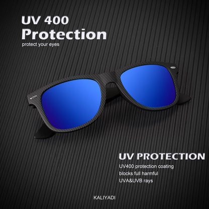 KALIYADI Polarized Sunglasses for Men and Women Matte Finish Sun glasses Color Mirror Lens UV Blocking (3 Pack)