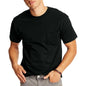 Hanes Men's Heavyweight Pocket T-Shirt, Beefy-T Full-Cut Cotton Pocket Tee for Men, Crewneck T-Shirt For Men, 1 or 2 Pack