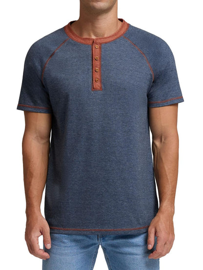 Sailwind Mens Henley Long/Short Sleeve T-Shirt Cotton Casual Shirt