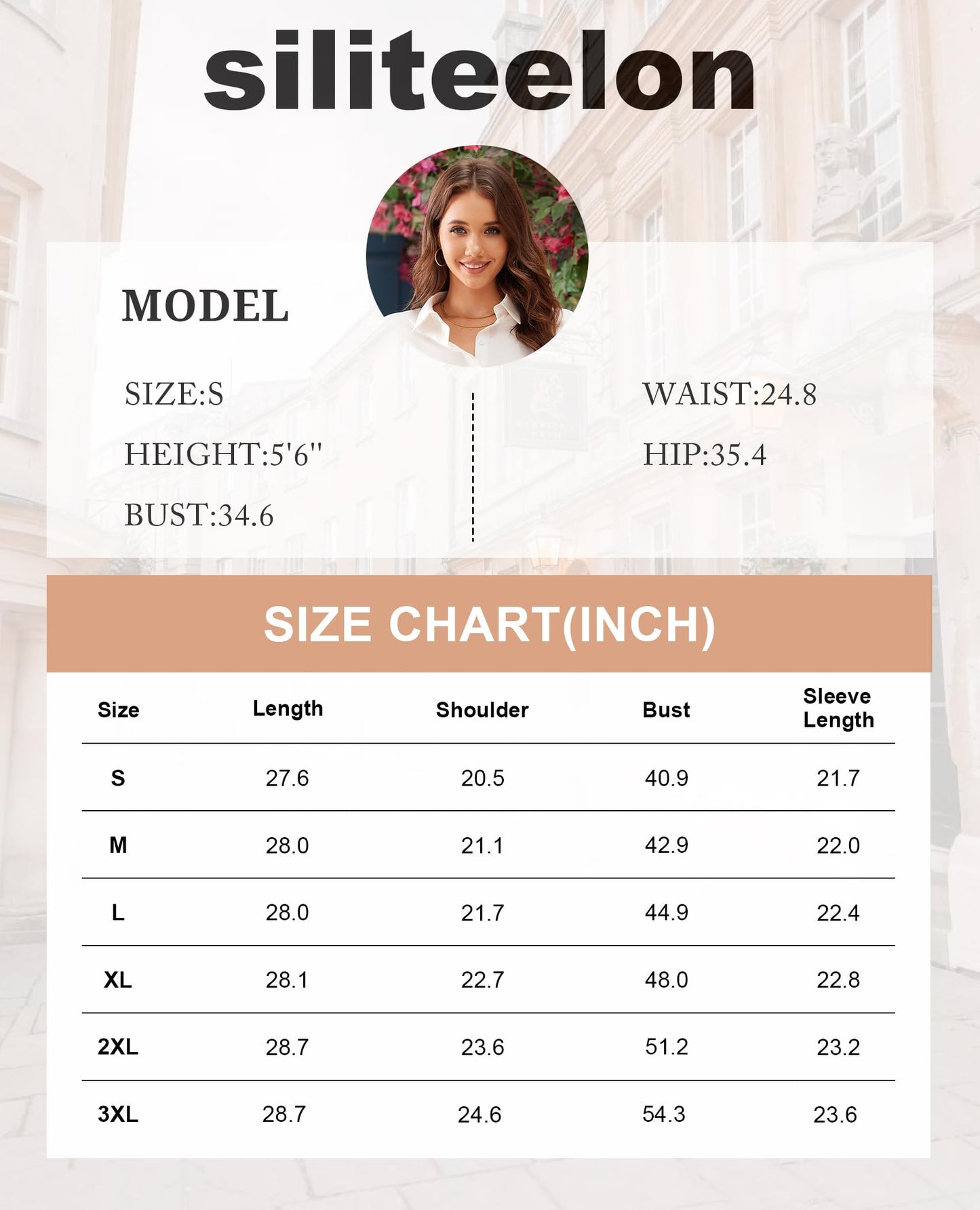siliteelon Satin Blouses for Women Silk Button Down Shirts Casual Long Sleeve Shirt Business Office Work Tunic Tops