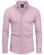 Alimens & Gentle Slim Fit Mens Dress Shirts for Men Button Down Long Sleeve Dress Shirts Wrinkle Free Formal Stain Proof