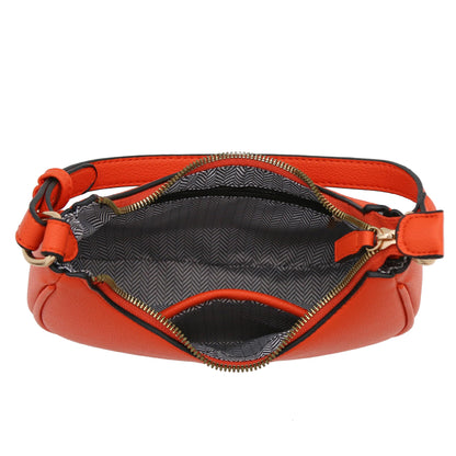 FashionPuzzle Small Crescent Shoulder Bag Underarm Purse