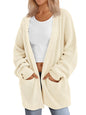 LILLUSORY Womens Oversized Cardigans Soft Knit Cardigan Sweater with Pockets