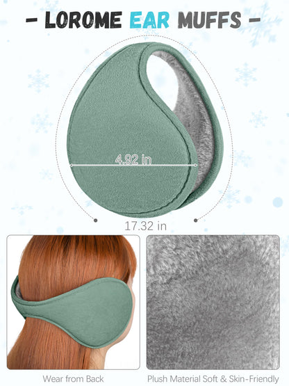 Winter Hat Scarf Gloves and Ear Warmer, Warm Knit Beanie Hat Touch Screen Gloves Set Winter Gifts Neck Scarves for Women