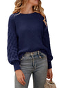 PRETTYGARDEN Women's 2024 Winter Pullover Sweater Casual Long Sleeve Crewneck Loose Chunky Knit Jumper Tops Blouse