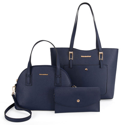 Montana West 3PCS Purses and Handbags for Women Tote Purse and Wallet Set Shoulder Satchel Bag for Women