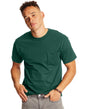 Hanes Men's Heavyweight Pocket T-Shirt, Beefy-T Full-Cut Cotton Pocket Tee for Men, Crewneck T-Shirt For Men, 1 or 2 Pack