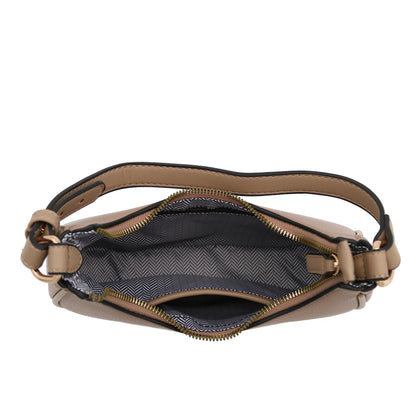 FashionPuzzle Small Crescent Shoulder Bag Underarm Purse