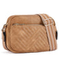 BOSTANTEN Quilted Crossbody Bags for Women Vegan Leather Purses Small Shoulder Handbags with Wide Strap