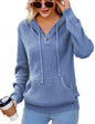 CiCiBird Women Fall Hoodies Sweater Knit V Neck Tops Oversized Fashion Pullover Casual Long Sleeve Shirts with Pockets
