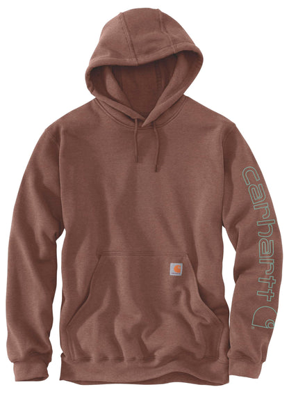 Carhartt Men's Loose Fit Midweight Logo Sleeve Graphic Sweatshirt