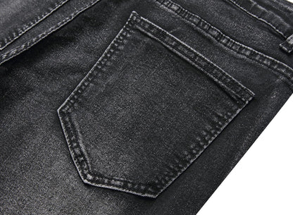 Men's Ripped Skinny Stretch Distressed Destroyed Slim Jeans Denim Pants