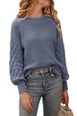 PRETTYGARDEN Women's 2024 Winter Pullover Sweater Casual Long Sleeve Crewneck Loose Chunky Knit Jumper Tops Blouse