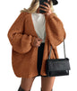 PRETTYGARDEN Womens Oversized Cardigan Sweaters 2024 Fall Long Lantern Sleeve Knit Open Front Lightweight Sweater