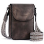 BOSTANTEN Small Crossbody Bags for Women Trendy Leather Phone Wallet Purses Handbags Adjustable Guitar Strap