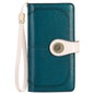 SENDEFN Wallets for Women Genuine Leather Credit Card Holder with RFID Blocking Large Capacity Wristlet