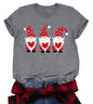 Valentine's Day Shirt for Womens Cute Gnomes T-Shirt Love Heart Printed Shirts Short Sleeve Graphic Tees Tops
