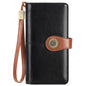 SENDEFN Wallets for Women Genuine Leather Credit Card Holder with RFID Blocking Large Capacity Wristlet