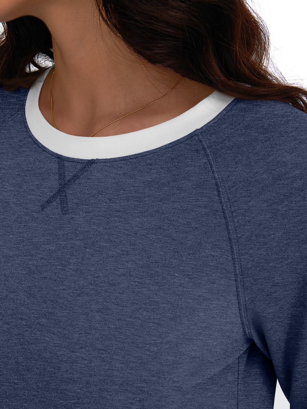 AUTOMET Womens Long Sleeve Shirts Color Block Casual Crewneck Tops Tshirt Basic Tees Fall Fashion Clothes Trendy Outfits