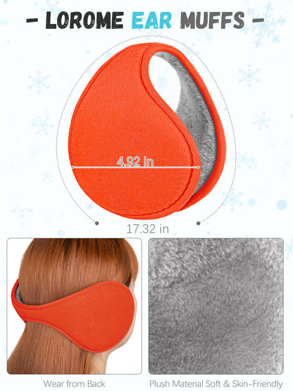Winter Hat Scarf Gloves and Ear Warmer, Warm Knit Beanie Hat Touch Screen Gloves Set Winter Gifts Neck Scarves for Women