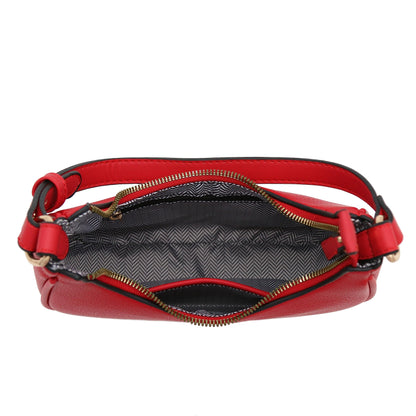 FashionPuzzle Small Crescent Shoulder Bag Underarm Purse