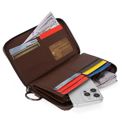 Montana West × Wrangler Wristlet Western Wallet Boho Aztec Credit Card Holder Gifts for Women Ladies Female