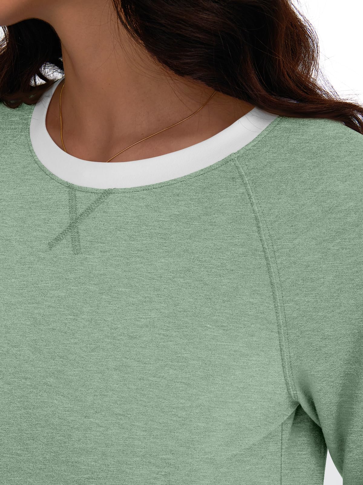 AUTOMET Womens Long Sleeve Shirts Color Block Casual Crewneck Tops Tshirt Basic Tees Fall Fashion Clothes Trendy Outfits