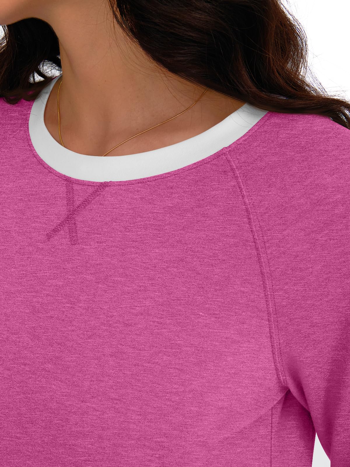 AUTOMET Womens Long Sleeve Shirts Color Block Casual Crewneck Tops Tshirt Basic Tees Fall Fashion Clothes Trendy Outfits
