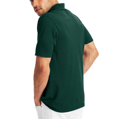 Hanes Men’s X-Temp Short Sleeve Polo Shirt, Midweight Men's Shirt
