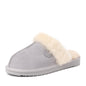 Dearfoams Women's Fireside Sydney Shearling Fur Indoor/Outdoor Scuff Slipper with Wide Widths
