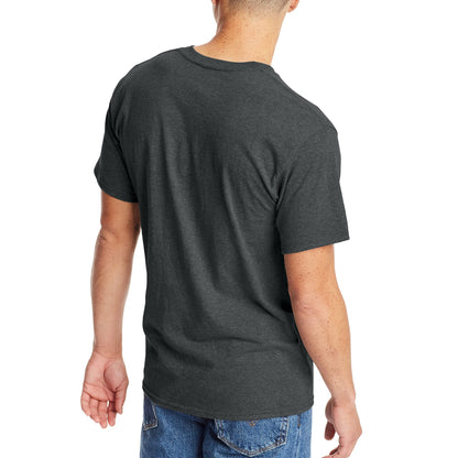 Hanes Men's Beefy-T T-Shirt, Heavyweight Cotton Tee, 1 Or 2 Pack, Big & Tall Sizes Available